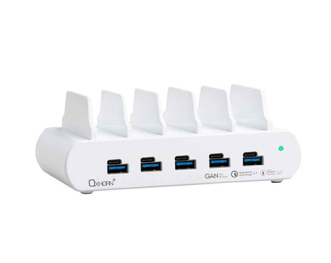 Darrahopens Electronics > Computers & Tablets > Desktops & Accessories OXHORN NB-PD150D PD 150W 5-Port (5A+5C) Charging Dock with build-in rack