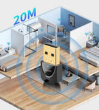 Darrahopens Electronics > Computers & Tablets > Desktops & Accessories OXHORN UB-540 Bluetooth 5.4 Wireless Dongle
