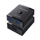 Darrahopens Electronics > Computers & Tablets > Desktops & Accessories Simplecom KM125 Bi-Directional 2-Way USB 3.0 Switch 1 In 2 Out (2 In 1 Out) 5Gbps