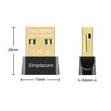 Darrahopens Electronics > Computers & Tablets > Desktops & Accessories Simplecom NW802 AX900 Dual Band Wi-Fi 6 USB Wireless Nano Adapter