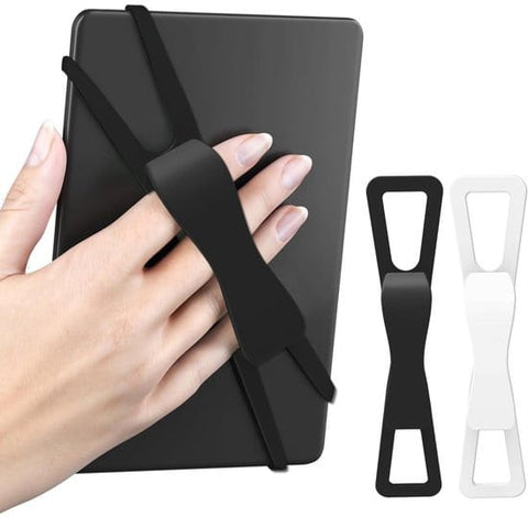 Darrahopens Electronics > Computers & Tablets > Tablets & Cases 2-Pack Hand Rests for E-Readers & Tablets - Non-Slip & Comfortable to Hold - Suitable for 4.7-8 Inch Screens - Black + White