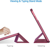 Darrahopens Electronics > Computers & Tablets > Tablets & Cases Case for iPad (A16) 11th/10th Generation (2025/2022), Slim Stand Hard Back Cover Auto Wake/Sleep Function (Burgundy)