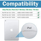 Darrahopens Electronics > Computers & Tablets > Tablets & Cases iPad 9th Generation Case 10.2 Inch Hard Back Cover Blue, Compatible with ProCase