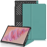 Darrahopens Electronics > Computers & Tablets > Tablets & Cases Protective Stand for Lenovo Tab Plus 11.5 inch TB351FU with Heat Dissipation in Leather Blackish Green