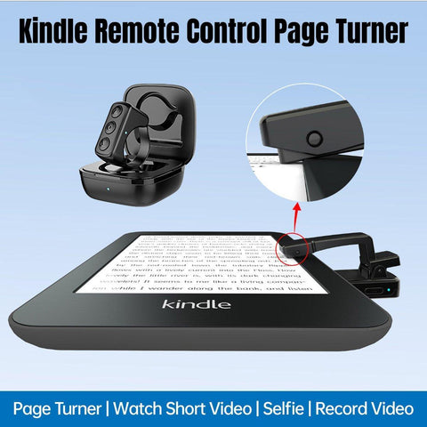 Darrahopens Electronics > Computers & Tablets > Tablets & Cases Remote Control Page Turner Ring for Kindle Novel Page Turning Bluetooth E-Reader