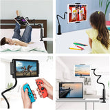 Darrahopens Electronics > Computers & Tablets > Tablets & Cases Tablet Stand Gooseneck Flexible Arm Mount with 360 Clamp for Bed Use