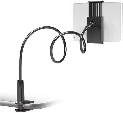 Darrahopens Electronics > Computers & Tablets > Tablets & Cases Tablet Stand Gooseneck Flexible Arm Mount with 360 Clamp for Bed Use