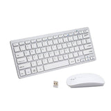 Darrahopens Electronics > Computers & Tablets Wireless Keyboard and Mouse Combo Bluetooth Set for PC Laptop Phone Tablet 78 Keys White