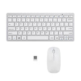 Darrahopens Electronics > Computers & Tablets Wireless Keyboard and Mouse Combo Bluetooth Set for PC Laptop Phone Tablet 78 Keys White