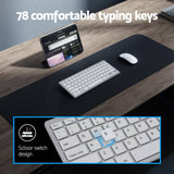 Darrahopens Electronics > Computers & Tablets Wireless Keyboard and Mouse Combo Bluetooth Set for PC Laptop Phone Tablet 78 Keys White