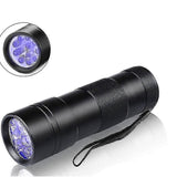 Darrahopens Electronics > Gadgets > Metal Detectors 12 LED UV Flashlight Purple Ultraviolet Torch for Detection or Cleaning Use