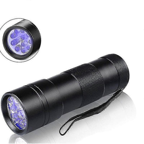 Darrahopens Electronics > Gadgets > Metal Detectors 12 LED UV Flashlight Purple Ultraviolet Torch for Detection or Cleaning Use