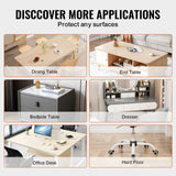 Darrahopens Electronics > Gadgets > Metal Detectors VEVOR Plastic Table Cover, 40 x 60 Inch 2.0 mm Thick Clear Table Protector, Rectangle PVC Desk Mat, Waterproof & Easy Cleaning Desk Pad Tablecloth, for Office Dresser Dining Room Table Night Stand