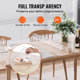 Darrahopens Electronics > Gadgets > Metal Detectors VEVOR Plastic Table Cover, 40 x 60 Inch 2.0 mm Thick Clear Table Protector, Rectangle PVC Desk Mat, Waterproof & Easy Cleaning Desk Pad Tablecloth, for Office Dresser Dining Room Table Night Stand