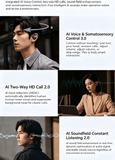 Darrahopens Electronics > Headphones and Earphones > In Ear Headphones & Earbuds ARC 6 Music Edition Open‑Ear Wireless Earbuds, Dolby Atmos Spatial Audio, AI Real‑Time Translation,Lvory In Australia - Darrahopens