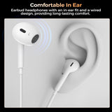 Darrahopens Electronics > Headphones and Earphones > In Ear Headphones & Earbuds Choetech OC-A016 3.5mm lateral in ear Stereo sound Wired Headphones White