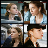 Darrahopens Electronics > Headphones and Earphones > In Ear Headphones & Earbuds Choetech OC-A016 3.5mm lateral in ear Stereo sound Wired Headphones White