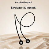 Darrahopens Electronics > Headphones and Earphones > In Ear Headphones & Earbuds Pink Luxury Diamond-Encrusted Noise Reduction Earplugs with Anti-Lost Lanyard - Soft Silicone Sleep & Study Ear Plugs for Comfortable Silence