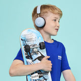 Darrahopens Electronics > Headphones and Earphones > Over Ear Headphones Kreafunk Kids Buzz Bluetooth Headphones W/ Anc - Cloudy Blue