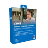 Darrahopens Electronics > Headphones and Earphones > Over Ear Headphones Laser Foldable Bluetooth Headphones with Mic Black