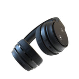 Darrahopens Electronics > Headphones and Earphones > Over Ear Headphones Laser Foldable Bluetooth Headphones with Mic Black