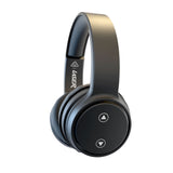 Darrahopens Electronics > Headphones and Earphones > Over Ear Headphones Laser Foldable Bluetooth Headphones with Mic Black