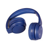 Darrahopens Electronics > Headphones and Earphones > Over Ear Headphones Laser Foldable Bluetooth Headphones with Mic - Navy Blue