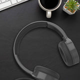 Darrahopens Electronics > Headphones and Earphones > Over Ear Headphones Laser Wired Headphones with 40mm Drivers Black
