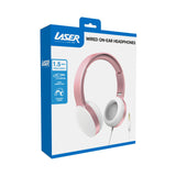 Darrahopens Electronics > Headphones and Earphones > Over Ear Headphones Laser Wired Headphones with 40mm Drivers Rose Gold
