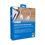 Darrahopens Electronics > Headphones and Earphones > Over Ear Headphones Laser Wired Headphones with 40mm Drivers Rose Gold