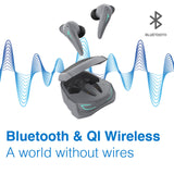 Darrahopens Electronics > Headphones and Earphones > Over Ear Headphones Laser Wireless Gaming ANC Earphones Black