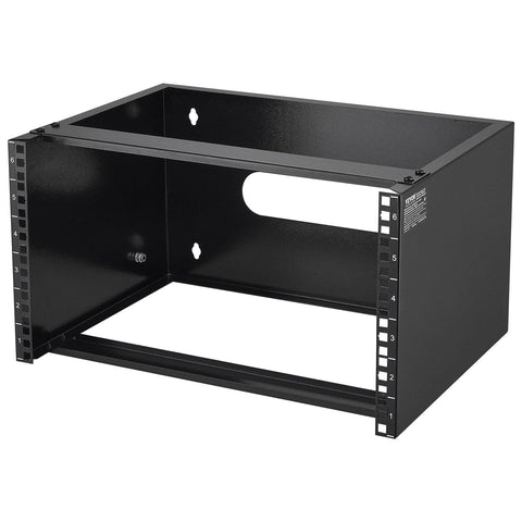 Darrahopens Electronics > Headphones and Earphones > Over Ear Headphones VEVOR 6U Wall Mount Network Rack, 14 in/355.6 mm Depth, 50 lbs/22.68 kg Max Weight Capacity Wall Mount Server Rack with Cage Nuts, 19"/482.6 mm for Shallow Server IT Equipment and Network Switches