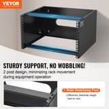 Darrahopens Electronics > Headphones and Earphones > Over Ear Headphones VEVOR 6U Wall Mount Network Rack, 14 in/355.6 mm Depth, 50 lbs/22.68 kg Max Weight Capacity Wall Mount Server Rack with Cage Nuts, 19"/482.6 mm for Shallow Server IT Equipment and Network Switches