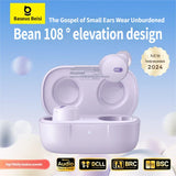 Darrahopens Electronics > Headphones and Earphones > Wireless Headphones & Earbuds Baseus E18 Bluetooth headset-Purple