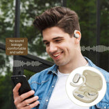 Darrahopens Electronics > Headphones and Earphones > Wireless Headphones & Earbuds Bluetooth 5.3 Wireless Earbuds Deep Bass Over Ear - Beige