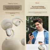 Darrahopens Electronics > Headphones and Earphones > Wireless Headphones & Earbuds Bluetooth 5.3 Wireless Earbuds Deep Bass Over Ear - Beige