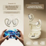 Darrahopens Electronics > Headphones and Earphones > Wireless Headphones & Earbuds Bluetooth 5.3 Wireless Earbuds Deep Bass Over Ear - Black
