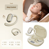 Darrahopens Electronics > Headphones and Earphones > Wireless Headphones & Earbuds Bluetooth 5.3 Wireless Earbuds Deep Bass Over Ear - White
