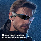 Darrahopens Electronics > Headphones and Earphones > Wireless Headphones & Earbuds Bluetooth Sunglasses with Integrated Earphones for Audio