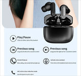 Darrahopens Electronics > Headphones and Earphones > Wireless Headphones & Earbuds Colorful QL-60max Bluetooth headset-Black