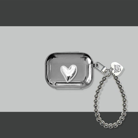 Darrahopens Electronics > Headphones and Earphones > Wireless Headphones & Earbuds Electroplated 3D Heart + Bracelet Apple AirPods 3