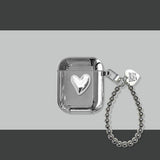 Darrahopens Electronics > Headphones and Earphones > Wireless Headphones & Earbuds Electroplated 3D Heart + Bracelet Apple AirPods 3
