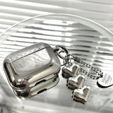 Darrahopens Electronics > Headphones and Earphones > Wireless Headphones & Earbuds Electroplated solid color shell + 3 heart pendants AirPods 3