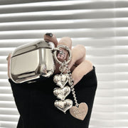 Darrahopens Electronics > Headphones and Earphones > Wireless Headphones & Earbuds Electroplated solid color shell + 3 heart pendants AirPods Pro 2