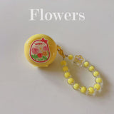 Darrahopens Electronics > Headphones and Earphones > Wireless Headphones & Earbuds Floral patches + black base shell + colorful bracelet AirPods Pro 2