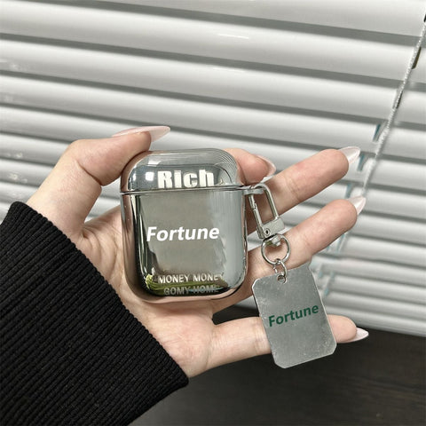 Darrahopens Electronics > Headphones and Earphones > Wireless Headphones & Earbuds Laser Engraved Fortune + Matching Keychain Apple AirPods 2