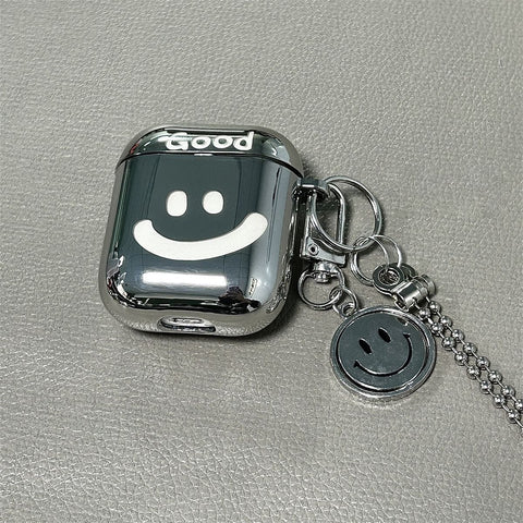 Darrahopens Electronics > Headphones and Earphones > Wireless Headphones & Earbuds Laser Engraved Smiley + Matching Keychain Apple AirPods pro