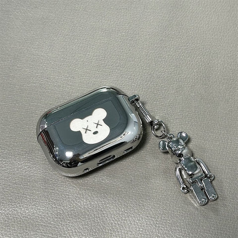 Darrahopens Electronics > Headphones and Earphones > Wireless Headphones & Earbuds Laser Engraved XX Bear + Matching Keychain Apple AirPods pro