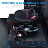 Darrahopens Electronics > Headphones and Earphones > Wireless Headphones & Earbuds Wireless Bluetooth Headphones with Mic for Sports \u0026 Work, Hi-Fi Stereo, Dark