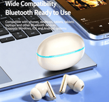 Darrahopens Electronics > Headphones and Earphones > Wireless Headphones & Earbuds Y9 Wireless Bluetooth 6.0 Heavy Bass Earphones，white In Australia - Darrahopens